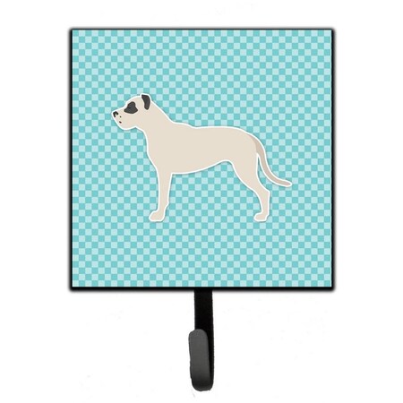 Micasa Dogo Argentino Checkerboard Blue Leash or Key Holder MI224198